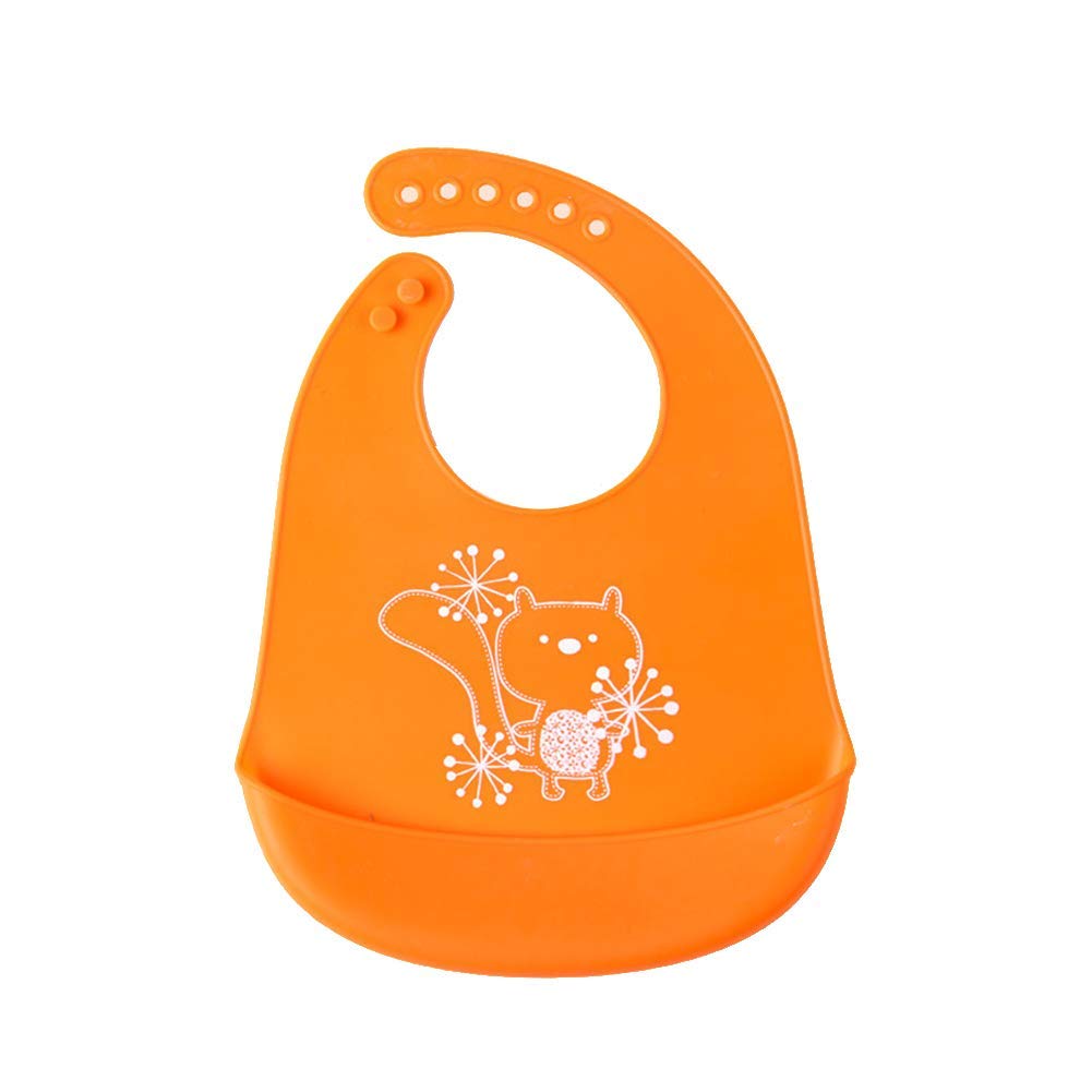 Silicone bib for feeding babies & toddlers (Pack of 2)